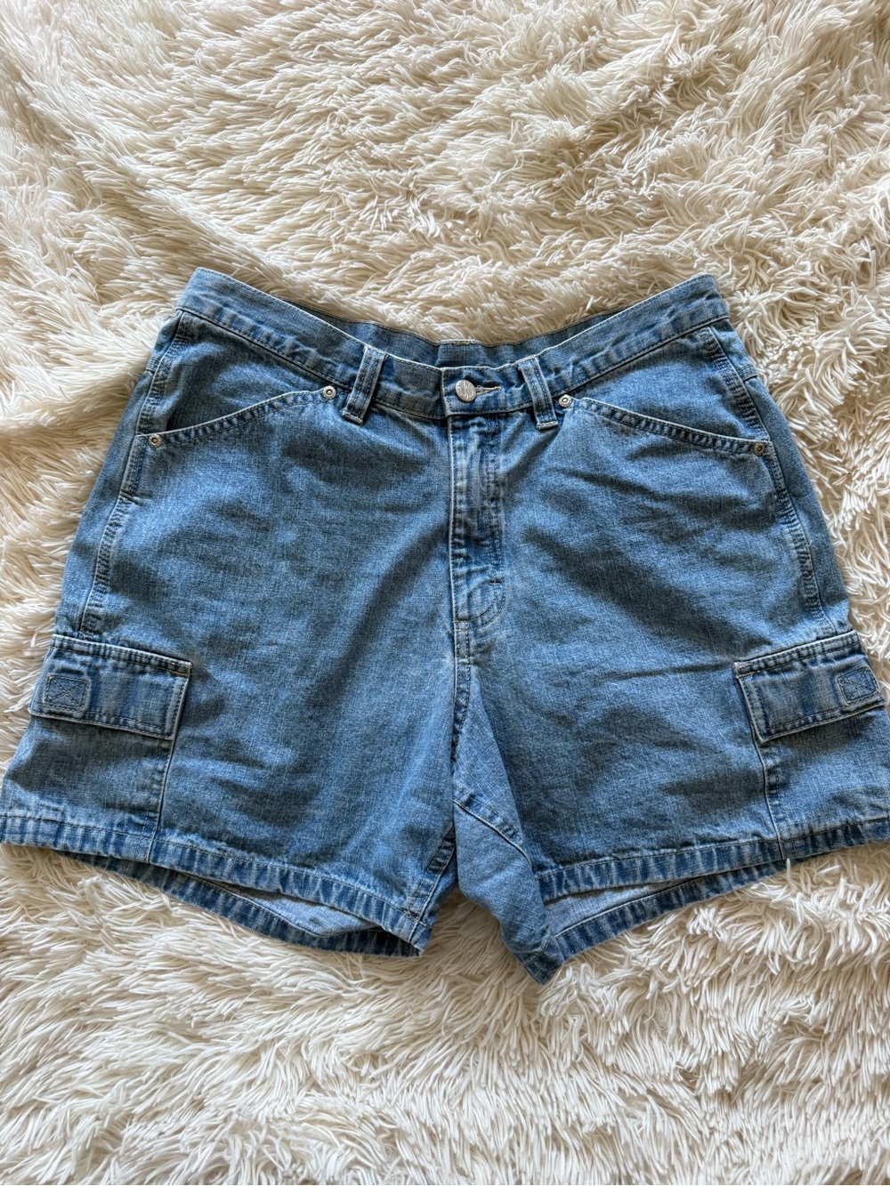Vintage Riders Cargo 90s Denim Shorts Size 12